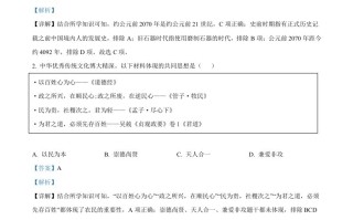 2022年 山东省滨州市中考历史真题-【免费下载-高清无水印】【中考真题电子版可打印】