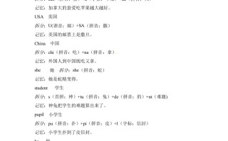 三年级英语册素材-单词趣味记忆法｜人教-【免费下载-高清无水印】【英语电子版可打印】