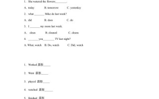 六年级英语册同步练习Unit4Leson2-【免费下载-高清无水印】【英语电子版可打印】
