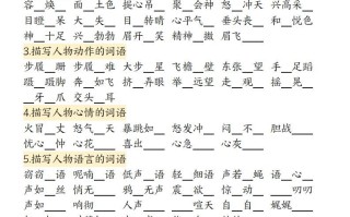  【期末重点知识点归纳12页默写】四语文-【免费下载】