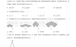 2024年江苏省连云港市 中考真题数学试卷-【免费下载】