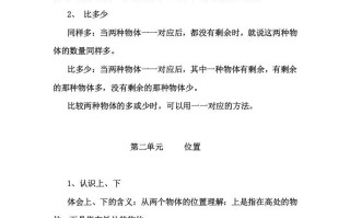 一年级数学册1知识要点及易错题-【免费下载-高清无水印】【数学电子版可打印】