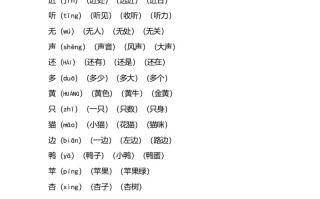 一年级语文册第五单元知识要点归纳-【免费下载-高清无水印】【语文电子版可打印】