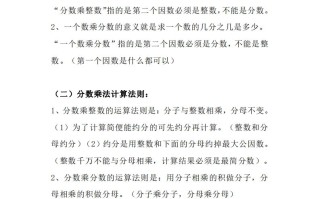 【人教六年级】数学册必背笔记-【免费下载-高清无水印】【数学电子版可打印】