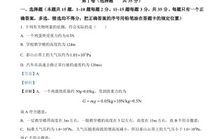 2023年山东省泰安市中考物理试题-【免费下载-高清无水印】【中考真题电子版可打印】