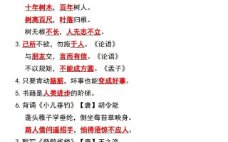 二年级语文册期 末必考古诗、课文总复习-【免费下载】