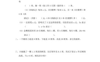 五年级数学册第2课时用字母表示数-【免费下载-高清无水印】【数学电子版可打印】