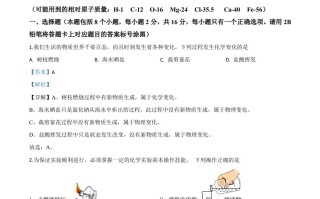 贵州省黔东南州2020年中考化学试 题-【免费下载】