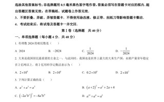 2024年四川省达州 市中考数学真题-【免费下载】