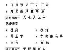 一年级语文册识字表-【免费下载-高清无水印】【语文电子版可打印】