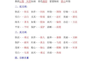 【全册重点知识汇总】二语文-【免费下载-高清无水印】【语文电子版可打印】
