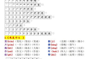 二语文《生字拼音、笔顺、组词》-【免费下载-高清无水印】【语文电子版可打印】