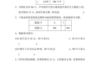 四年级数学册专项复习卷5-【免费下载-高清无水印】【数学电子版可打印】