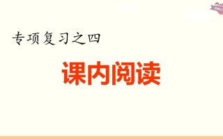 六年级语文册专项复习之四课内阅读专项-【免费下载-高清无水印】【语文电子版可打印】