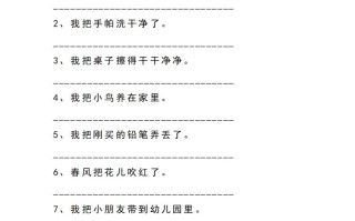 二语文把字句.被字句互改专项练习-【免费下载-高清无水印】【语文电子版可打印】