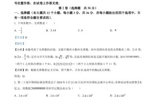2024 年四川省泸州市中考数学试题-【免费下载】