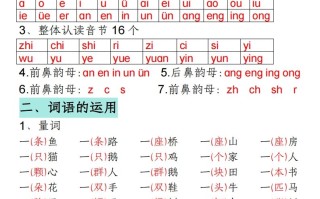 一年级语文册期末重点复习总结-【免费下载-高清无水印】【语文电子版可打印】