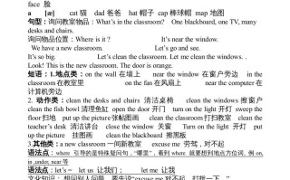 四年级英语册期末知识点-【免费下载-高清无水印】【英语电子版可打印】
