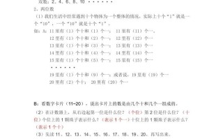 人教版一年级数学册概念知识点整理-【免费下载-高清无水印】【数学电子版可打印】