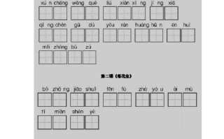 五年级语文册看拼音写词语部编版-【免费下载-高清无水印】【语文电子版可打印】