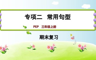 三年级英语册期末复习专项二常用句型-【免费下载-高清无水印】【英语电子版可打印】