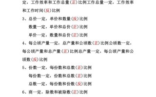 六年级册数学正反比例专项练习-【免费下载-高清无水印】【数学电子版可打印】