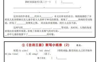 《默写小纸条》五 语文-【8免费下载】