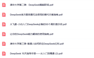 deepseek 学习资料，最新整理，2025最全