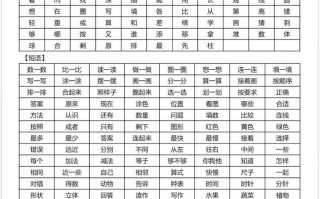 一年级数学册常用字词认读-【免费下载-高清无水印】【数学电子版可打印】