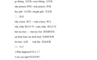 六年级英语册Unit3单元知识梳理-【免费下载-高清无水印】【英语电子版可打印】