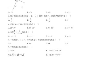 广西百色市2021年中考真题数学试卷-【免费下载-高清无水印】【中考真题电子版可打印】
