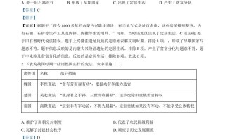 20 24年安徽省中考历史试题-【免费下载】
