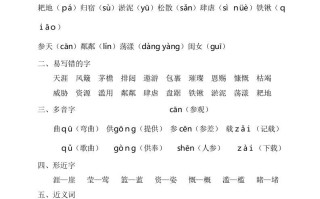 六年级语文册第六单元考点梳理-【免费下载-高清无水印】【语文电子版可打印】