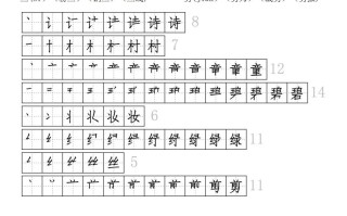 生字拼音组词笔顺-【免费下载-高清无水印】【语文电子版可打印】