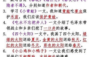 【1-8单元重点总结】一语文-【免费下载-高清无水印】【语文电子版可打印】