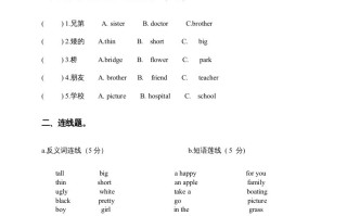 二年级英语册期中试题-【免费下载-高清无水印】【英语电子版可打印】