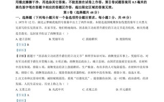 2024年四川省眉山市中 考文科综合试题-初中历史-【免费下载】