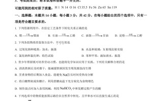 2024年高考 化学试卷-【免费下载】