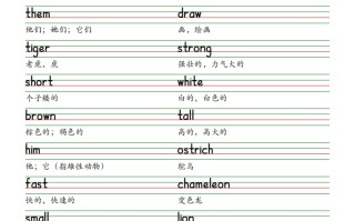 2025春新版三外研版英语单词木棍体字帖-U nit1-6-【免费下载】