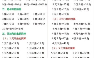 一年级数学册人民币换算汇总-【免费下载-高清无水印】【数学电子版可打印】